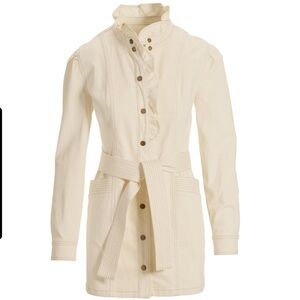 Boston Proper Cream Dress or Utility Jacket
